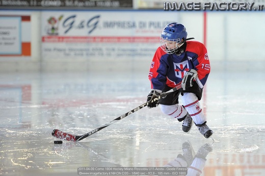 2011-04-09 Como 1804 Hockey Milano Rossoblu U11-Aosta - Gioele Finessi